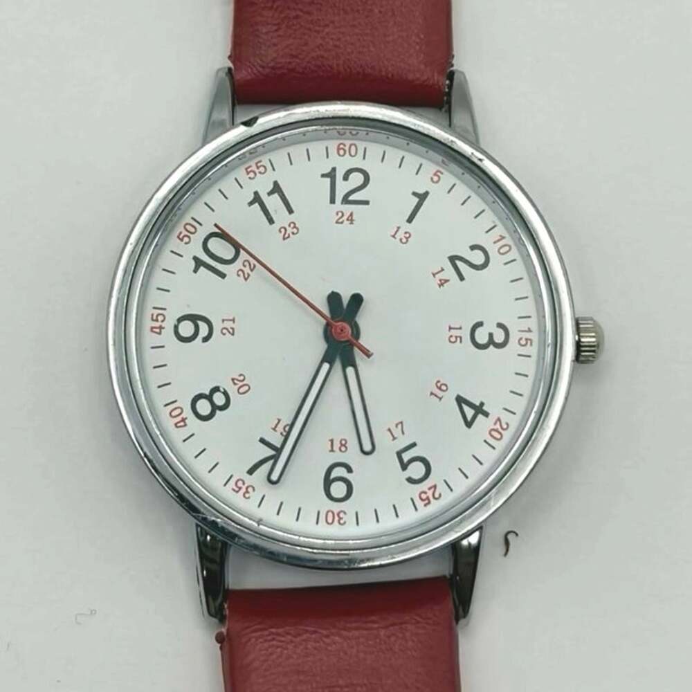 Silver & Red Watch - Picture 3 of 5